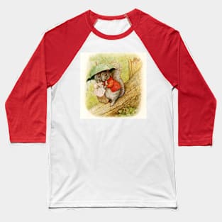 “Squirrel Nutkin in Autumn Rain” by Beatrix Potter Baseball T-Shirt